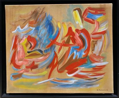 null 
PICHETTE James (1920-1996)




Rouges flammés




Huile sur toile signée en...