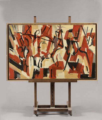 null DALMBERT Daniel (born in 1918)

Group of the ladder

Oil on canvas signed lower...
