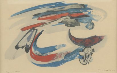 null 
PICHETTE James (1920-1996)

Composition

Lithograph on BFK-RIVES paper signed,...