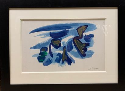 null PICHETTE James (1920-1996)

Composition bleue

Gouache sur papier signée en...