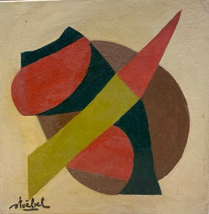 null STOEBEL Edgar (1909-2001) 

Compositions sur fond jaune

Deux huiles sur panneau...