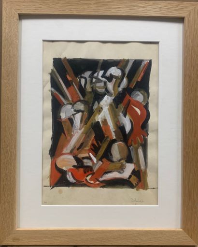 null DALMBERT Daniel (born in 1918)

Composition

Gouache on paper signed lower right.

30,5...