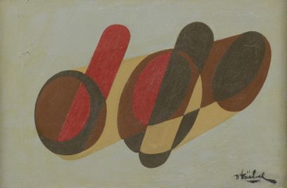 null STOEBEL Edgar (1909-2001) 

Composition géométrique

Huile sur panneau signée...
