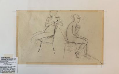null Leonide FRECHKOP (Moscow 1897-1982 Brussels)

Nude studies

Three drawings,...