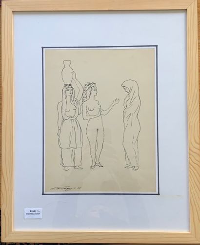 null 
FRECHKOP Leonide (1897-1982)

Trois femmes à l'antique

Crayon et feutre sur...