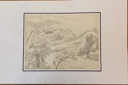 null Leonide FRECHKOP (Moscow 1897-1982 Brussels)

Landscapes of Corsica

Pencil...