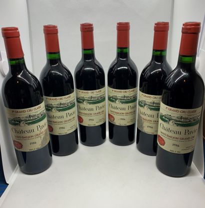 null 12 bottles of Château PAVIE, 1er Grand Cru Classé, Saint-Emilion Grand Cru 1986...