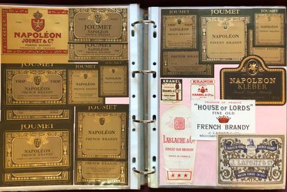 null 1 album of about 1000 brandies and eaux de vie labels from the 60s to the 9...