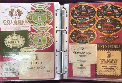 null 2 albums of about 600 wine labels from Spain and Portugal from the 60s to the...