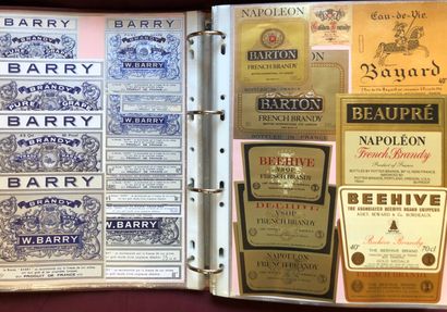 null 1 album of about 1000 brandies and eaux de vie labels from the 60s to the 9...