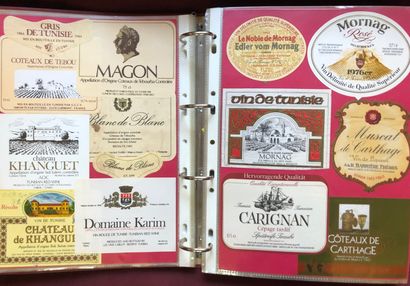 null 1 album d'environ 800 étiquettes de vin du Maroc, Algérie, Tunisie, Lybie, Israel,...