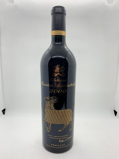 null 1 bottle of Château MOUTON-ROTHSCHILD Pauillac 2000, capsule with a very slight...