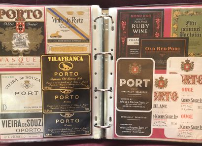 null 2 albums of about 600 wine labels from Spain and Portugal from the 60s to the...