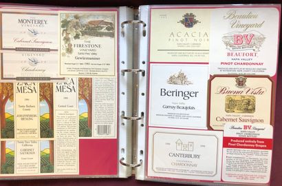 null 1 album of about 800 wine labels from Morocco, Algeria, Tunisia, Libya, Israel,...