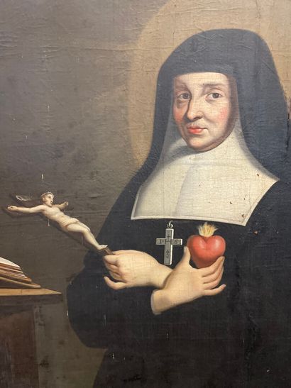 null LASSON XIX-XXe siècle

Portrait d'Abbesse

Huile sur toile, signée à gauche

143...