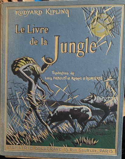 null Lot de deux livres :

Rudyard KIPLING " Le livre de la Jungle ", Librairie Delagrave,...