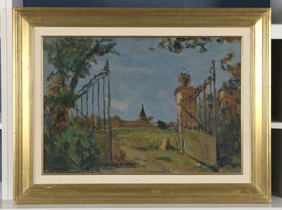 null Robert PIKELNY

(Lodz 1904 1986 Paris)

The open gate

Oil on isorel, signed...