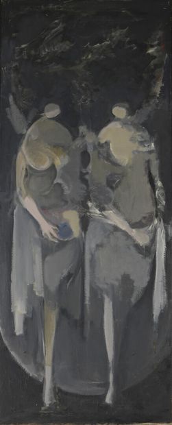 null Alfred ABERDAM			

(Lwów/Lviv 1894 -1963 Paris)

Deux anges

Huile sur toile.

Non...
