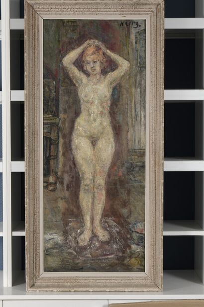 null Leopold KRETZ

(Lwów/Lviv 1907 1990 Paris)

Standing Nude, 196?

Signed upper...