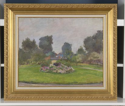 null Wladyslaw/Ladislas SLEWINSKI

(Bialynin 1856 1918 Paris)

View of a Park in...