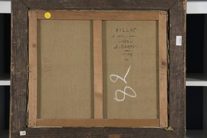 null Albert SARFATI

(1886 - 1967)

Aillac against the light, 1920

Oil on canvas,...