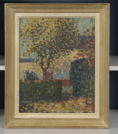 null Jeanne SELMERSHEIM DESGRANGES

(1877 1958)

The Garden in Autumn

Oil on canvas,...