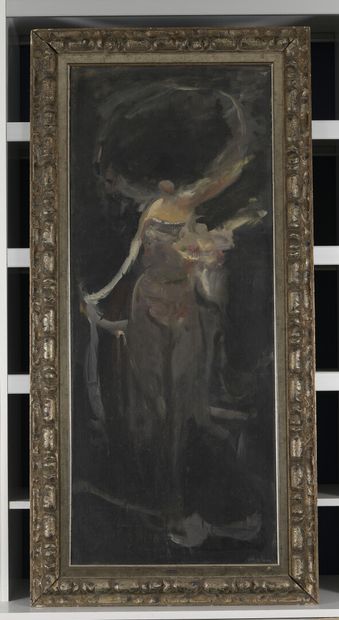 null 
Alfred ABERDAM (Lwów/Lviv 1894 – 1963 Paris)

 L’Ange

 Huile sur toile, signée...