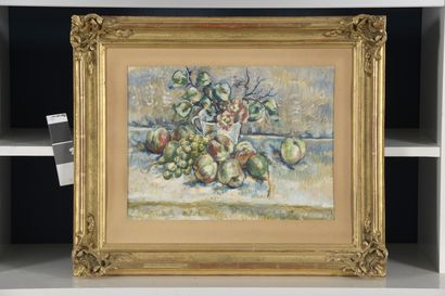 null Isaac PAILÈS

(Kiev 1895 1978 Paris)

Nature morte aux fleurs et fruits

Gouache...