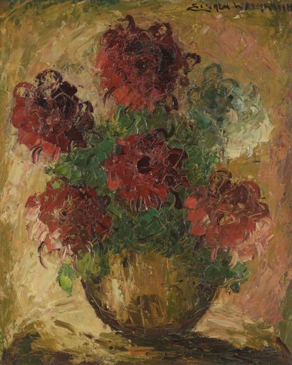 null Elmer VAGH-WEINEMANN

(Budapest 1906 1994 Aix-en-Provence)

Flowers

Oil on...