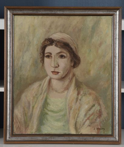 null Leon WEISSBERG

(Przeworsk 1895 1942 deported)

Young woman with a shawl (Marie),...