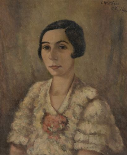 null Léon WEISSBERG

(Przeworsk 1895 1943 déporté)

Femme à l'oeillet

Huile sur...