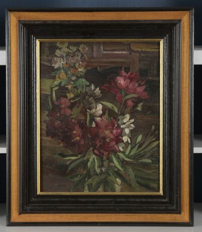 null Jean DREYFUS-STERN

(Paris 1890 -1972 Paris)

Two bunches of flowers

Oil on...