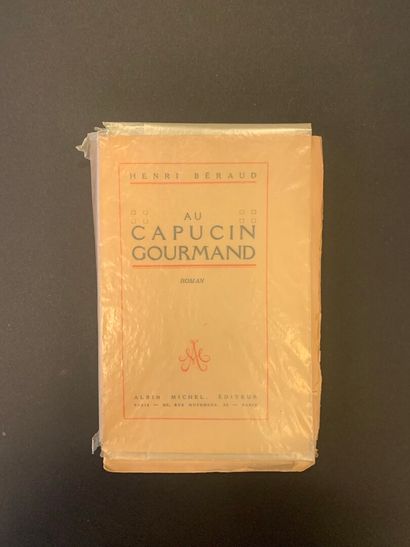 null BERAUD, Henri - Au Capucin gourmand. Paris, Albin Michel, 1925. In-12, br. 


...