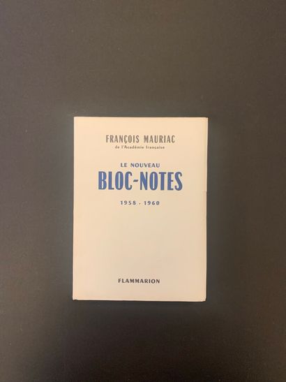 null MAURIAC, François - Le Nouveau Bloc-notes 1958-1960. Paris, Flammarion, 1961....