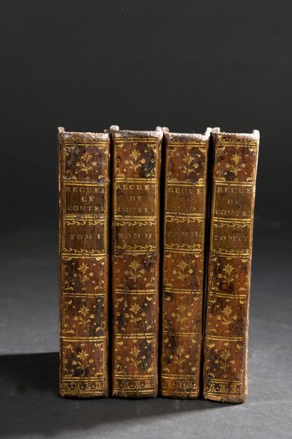 null RECUEIL DES MEILLEURS CONTES - en vers. Londres (Paris, Cazin), 1778. 4 vol....