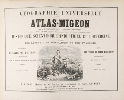 null ATLAS-MIGEON - Géographie universelle. Atlas-Migeon dressé par Desbuisson et...