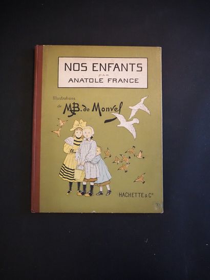 null FRANCE, Anatole - Our Children. Ill in color by Boutet de Monvel. Paris, Hachette,...