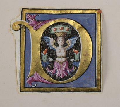 null [ENLUMINATION]. [FRANCE]. Three initials taken from a missal.


1. initial N,...