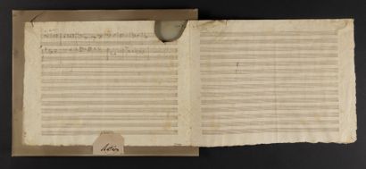null ROSSINI Gioachino [Pesaro, 1792 - Paris, 1868], compositeur italien.


	Manuscrit...