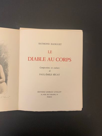 null RADIGUET, Raymond - Le Diable au corps. Compositions in colors of Paul-Emile...