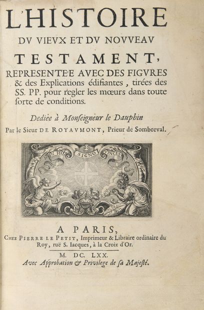 null LE MAISTRE DE SACY - L'Histoire du Vieux et du Nouveau Testament représentée...