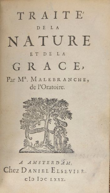 null MALEBRANCHE, Nicolas - Treatise on Nature and Grace. - Esclaircissement ou la...