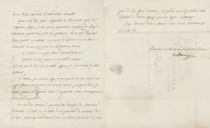 null VOLTAIRE (François-Marie Arouet, dit) [Paris, 1694 - id., 1778], écrivain français.


	Lettre...