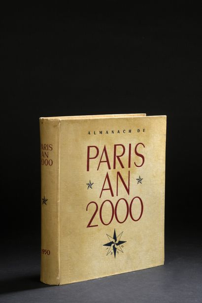 null PARIS] - Almanach de Paris an 2000. Paris, Gescofi, 1949. In-4, nomb. ill.,...