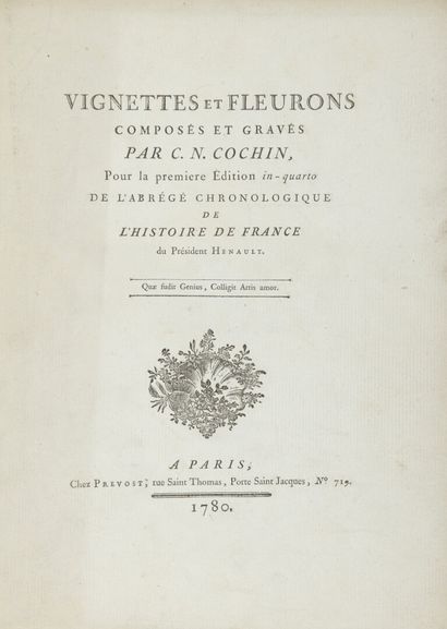 null CHOFFARD, Pierre-Philippe - Livre d'Ecussons et cartels dessinés par P. P. Choffard....