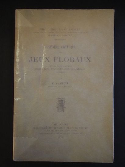 null RECUEIL DE L'ACADÉMIE DES JEUX FLORAUX. 1880-1921 - Toulouse, Douladour-Privat,...