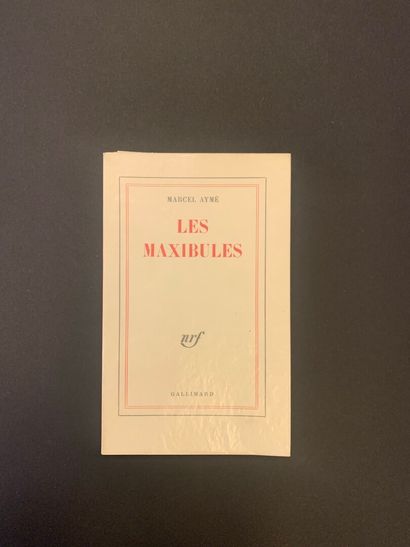 null AYME, Marcel - Les Maxibules. Paris, Gallimard, 1962. In-12, br. 


 First edition....