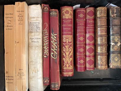 null Caisse de livres divers XVIIIème, XIXème, XXème siècles.