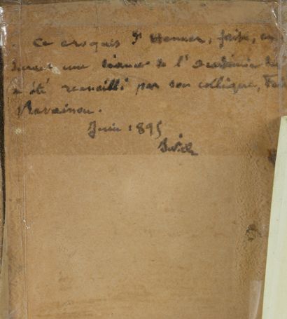 null Jean-Jacques HENNER (1829-1905) 

Viel homme

Plume et lavis d'encre brune,...