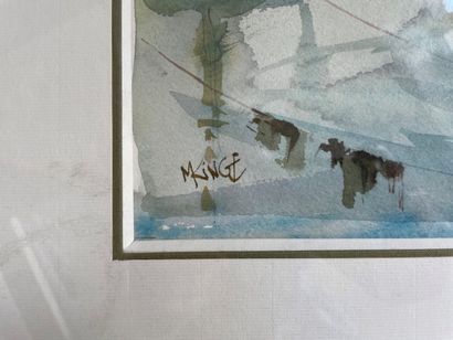 null Michel KING (1930)

Port of Ars en Ré

Watercolor signed lower left

35 x 49...